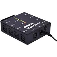 8 Way Isolated DMX Splitter - 8 Branch Universal Splitter Amplifier Distributor 3Pin Outputs for DMX