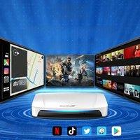 CarlinKit UHD TV Box 8+128G Wireless Carplay Android Auto AI Box SDM660 8-Cores HD Output Video Adapter For Youtube Netflix IPTV