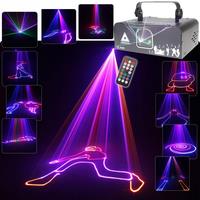 0.5-2W RGB Laser Animation Light Disco DJ Projector Beam Lines Stage Scan DMX Dance Bar Party Effect Decoration Show G21RD2