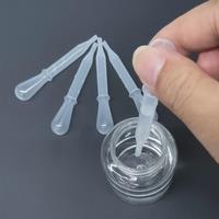 5 Pieces in a Bag of Airbrush Dropper Manufacturer Experimental Supplies 1.5ml Plastic Dropper Disposable Test Tube Plastic Consumable Dropper Airbrush Dropper