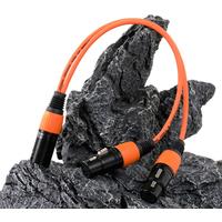Y Splitter Cable,3Pin XLR Male to Dual XLR Female Balanced MIC Audio Extension Cord Adapter Converter for Mixer Amp Speaker