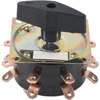 Welde Switch KDH-40 / 2-8 Contactor 8 Bit 2 Phase 16 Pin 40A Welding Machine Switch Rotary Switch Copper Needle Silver Plated