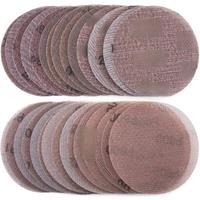 30 Pcs Mesh Sanding Discs 125mm 80-600 Grit Hook and Loop Sanding Paper Dry Abrasive Discs for Sander Replacement Pads