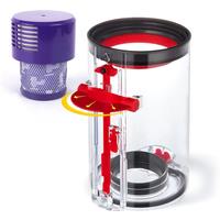 Upgraded Dust Bin for Dyson V10 SV12 Vacuum Cleaner Canister, Large Bin Replacement for Dyson V10 Bin Part No. 969509-01