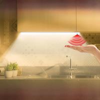 LED USB Under Cabinet Light 5V Hand Sweep Sensor Switch Kitchen Closet Lamp Bar Dimmable Wardrobe Reading Study Bedside Lighting