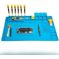 Heat Insulation Soldering Mat Computer Phone Repair Tool Kit ESD Working Silicone Repair Pad Heatresistant Maintenance Tool Kit