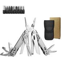Portable Pocket Multitool 420 Stainless Steel Multitool Pliers Knife Screwdriver for Outdoor