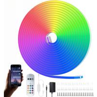 Tuya RGB Neon Light Strip 24V 2A 5X12mm Waterproof Light Strip Suitable for Advertising Board Decoration Atmosphere Light