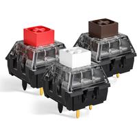 Kailh BOX V2 White Red Brown Switch DIY Custom Gaming Mechanical Keyboard 5Pin RGB MX Clicky Linear Tactile Switches Accessories