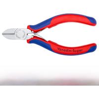 KNIPEX 70 15 110 Diagonal Cutting Plier 100mm Long Compact Chrome-plated Cutter Narrow Head Style for Use in Confined Areas