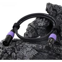 4Pin XLR Male to Female Headphone Extension Patch Cable,Balance XLR MIC Audio Adapter Shielded Line for Amp Camera Speaker Mixer
