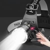 3000000LM Upgrade Headlamp Sensor XHP90 Fishing Headlight By 18650 Battery Flashlight USB Rechargeable Head Lights Torch Lantern