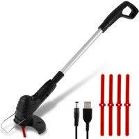 Portable Rechargeable Garden Mower Lithium Battery Mower Gardening Lawn Mower Household Weeder