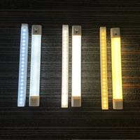 Motion Sensor LED Bar Light USB Rechargeable Night Light Wireless Strip Lamp for Kitchen Cabinet Wardrobe Staircase Backlight