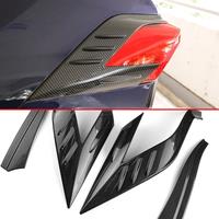 For 2019-2024 Toyota RAV4 Suzuki Across Car Tail Light Frame Trims Rear Lamps Cover Sticker Carbon Fiber Styling Accessories