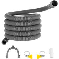 Drain Hose Extension Set Universal Washing Machine Hose 1M, Include Bracket Hose Connector and Hose Clamps Drain Hoses