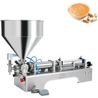 PBOBP Horizontal Pneumatic Paste Filling Machine Peanut Butter Cosmetic Cream Tomato Chocolate