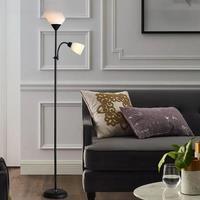 Nordic Minimalist and Fashionable Floor Lamp E27 Living Room Bedroom Study Bedside Modern Multifunctional LED Vertical Lamp