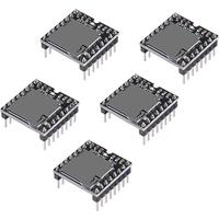 5Pcs YX5200 MP3 Player Audio Module MP3 Voice Decode Board Supporting TF Card U-Disk IO/Serial