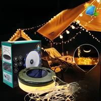 Solar Lights Outdoor Camping Light 10meter String Light Outdoor Tent Light RGB Atmosphere Light LED