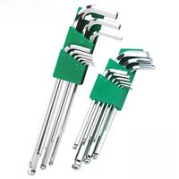 LAOA 9pcs Hex Wrench S2 Allen Key Socket Hexagonal Wrenches Set Spanner for Repair Bicycle Hand Tool Set