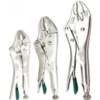 LAOA Locking Pliers 5inch 7inch 10inch Water Pipe Wrench Cr-Mo Material Round Tongs Plier
