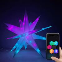 Smart LED RGB Star Light, Bluetooth APP Control USB Music Night Lamp Magic Color Point Decorative for Party Camping Summer Decor