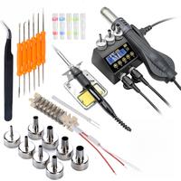 JCD 2 in 1 750W Soldering Station LCD Digital display Rework Welding Station for cell-phone BGA SMD