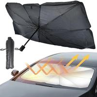 Car Windshield Sun Shade Umbrella Foldable Car Sunshade Front Window Cover for UV Ray Block & Sun