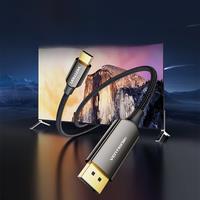 Vention USB C to DP Cable USB Type C to 8K 60Hz DisplayPort Bi Directional Cable for iPhone Tablet PC Monitor HDCP HDR DP Cord