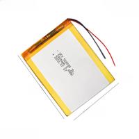 3.7V Li Lithium Polymer Battery 2400mah For Bluetooth speaker Air purifier GPS stick light toy digital Battery 506080