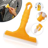 Auto Water Blade Squeegee Car Window Windshield Water Wiper Scraper Long Handle Mirror Glass