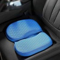 Cooling Gel Seat Cushion Thick Big Breathable Honeycomb Design Absorbs Pressure Points Seat Cushion