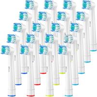 20 Pcs Replacement Toothbrush Heads Compatible with Oral B Braun Electric Toothbrushes Brush Head 1000 1500 3000 7000 7500 8000