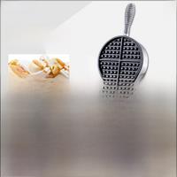 XEOLEO 1250W Single Head Round Electric Waffle Maker Non-stick Coating Waffle Machine Bread/Sandwich