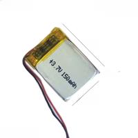 3.7V Li Polymer lithium battery For Bluetooth speaker smart wearable watch digital Pet water steamer battery 150mAh 402025