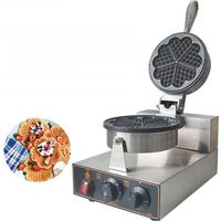 XEOLEO Electric Waffle Maker 1200W Single Head Heart-Shaped Waffle Machine Non-Stick Coating