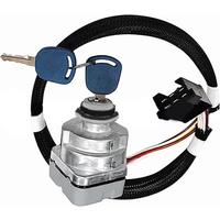 87561528 Ignition Switch with Key for New Holland Tractor 5640 6640 7740 7840 8160 8240 Engine 81864288