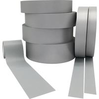 VOOFENG High Silver Reflective Polyester Fabric Warning Tape Reflective Tape Sewing on Safety Clothes Multi-Size RS-93-C