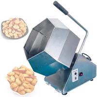 Automatic Food Snack Chips Popcorn Seasoning Machine Flavour Food Mixer Octagonal Drum Mixer Machine