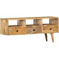 TV furniture 110x36x50 cm solid wood of luxurious Mango Tree Furniture TV cabinet modern minimalist LED furniture TV living room furniture TV Table furniture Nordic modern small apartment