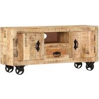 Furniture TV mango wood raw 110x30x50 cm luxurious furniture TV cabinet modern minimalist LED furniture TV living room furniture TV Table furniture Nordic modern small apartment