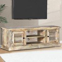 Luxury solid mango wood TV furniture furniture TV cabinet modern minimalist LED furniture TV living
