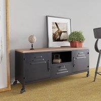 Furniture black TV TV x 30x43 cm luxury solid pin iron and drink furniture TV cabinet modern