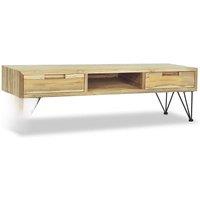TV furniture 120x35x35 cm solid Teck luxury furniture TV cabinet modern minimalist LED furniture TV
