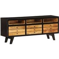 Furniture TV solid mango wood 120x30x50 cm luxurious furniture TV cabinet modern minimalist LED furniture TV living room furniture TV Table furniture Nordic modern small apartment