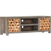 Furniture Gray TV should be given as a luxury mango tree solid wood furniture TV cabinet modern