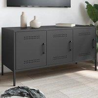 Furniture TV Black 100,5x39x50,5 cm luxury steel furniture TV cabinet modern minimalist LED furniture TV living room furniture TV Table furniture Nordic modern small apartment
