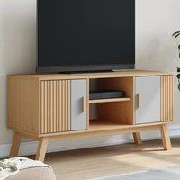 Furniture gray and brown OLDEN TV drink x 43x57 cm solid pin luxury furniture TV cabinet modern
