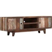 Furniture solid acacia wood TV Vintage 118x30x40 cm luxurious furniture TV cabinet modern minimalist